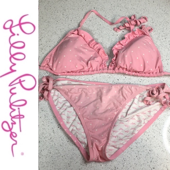 ⚡️Lilly Pulitzer Bikini Swimsuit Polka dot 👙 - Picture 3 of 15